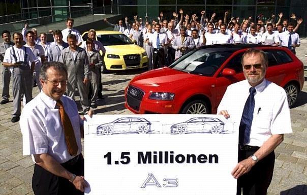 1,5 Millionen Audi A3 produziert 